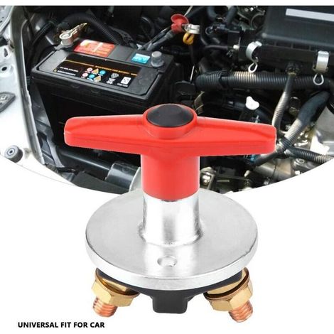 Interruttore di interruzione della batteria da 12 V a 60 V - Universale fisso per auto/trattore MF37 - Protezione della batteria - Facile da installare - Proprietari di veicoli (1/4)
