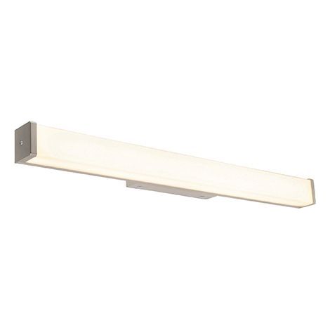 QAZQA cascada - LED Eclairage miroir - 1 lumière - L 620 mm - Acier - Moderne - éclairage intérieur - Salle de bains (1/5)