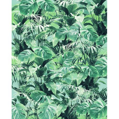 Papier peint panoramique modern Toujours Vert (1/4)