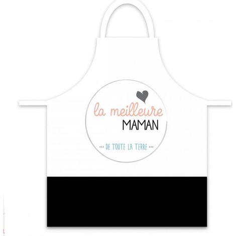 Tablier adulte à nouer - Meilleure Maman