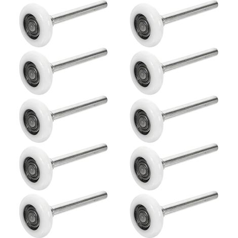 Lot de 10 rouleaux porte garage en nylon avec roulements à billes (1/5)