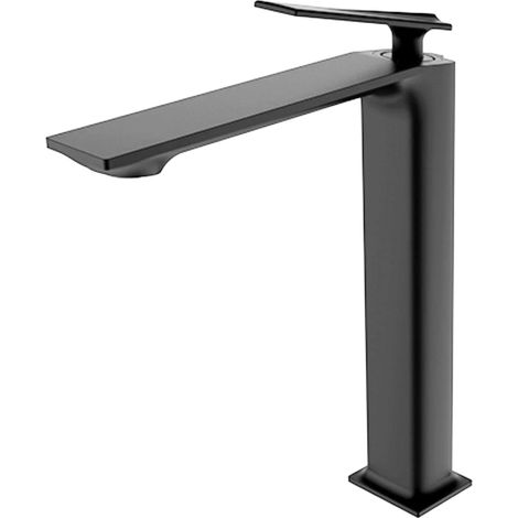 Grifo alto para lavabo Aspira I de grafito Besco (1/2)