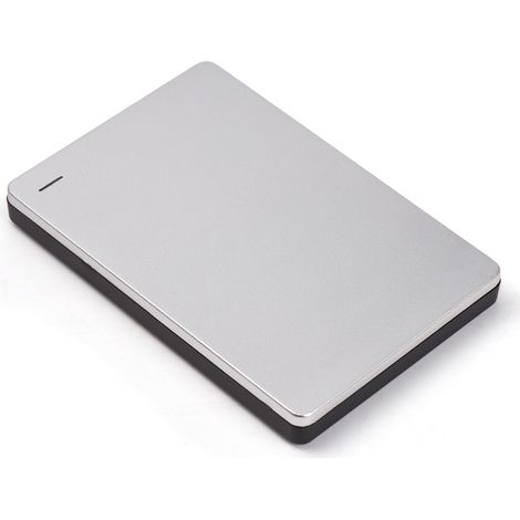 Disque dur externe 2,5 pouces USB 3.0 portable avec transmission stable, boîtier métallique pour ordinateur portable/ordinateur/téléphone portable (1/5)