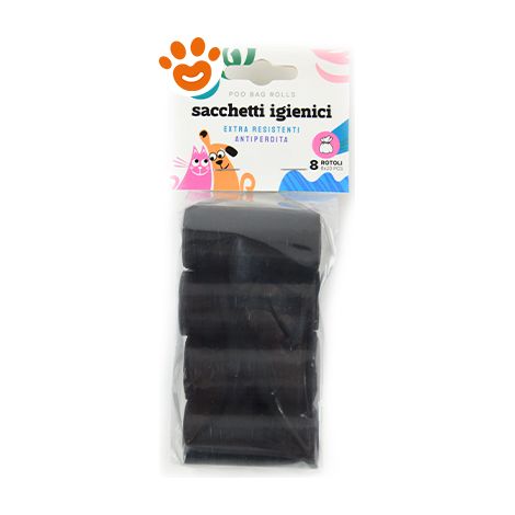 LeoPet Sacchettini Igienici Portatili - Confezione 8 Pezzi - Igiene Cane