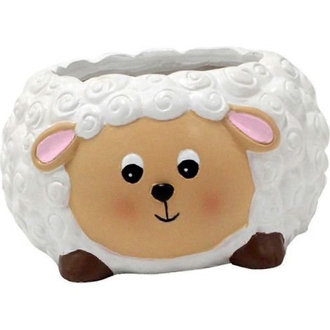 Pots de fleurs en forme d'animaux, pots à bonsaï, mini pots de dessin animé pour étagère, jardin, maison (1/5)