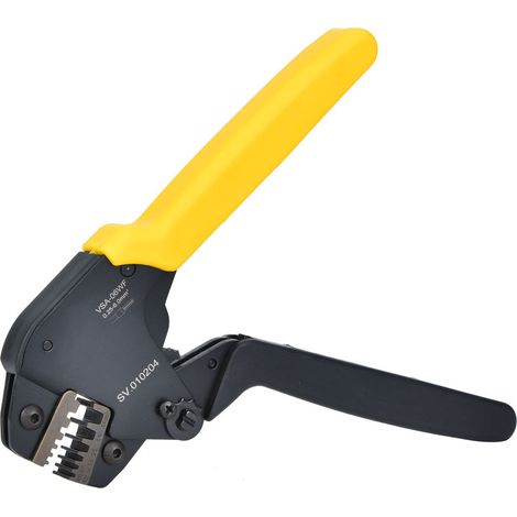 Pince à sertir auto-ajustable pour cosses à sertir à froid de tubes E de section 0,25 à 6,0 mm² (AWG 23-10). (1/5)