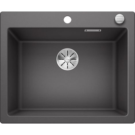 BLANCO Einbauspüle PLEON 6 Silgranit InFino Ablaufsystem felsgrau (1/2)