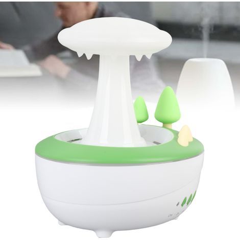 Humidificador con difusor de niebla, 7 LED, capacidad de 280 ml, temporizador, ABS+PP, enchufe europeo, 100–240 V, humidificación, aromaterapia. (1/5)