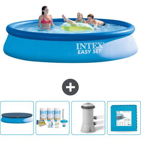 Intex Piscina Easy Set Rotonda - 396x84 cm - 7-pezzi  SCB2 (1/5)