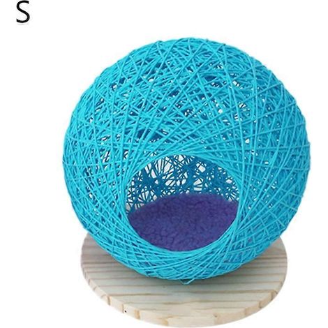 Cage à rongeurs, cachette pour hamster, rat, souris, nid DIY bleu M, maison pour chinchilla, décoration d'habitat, jouet anti-stress, abri en tissu doux.