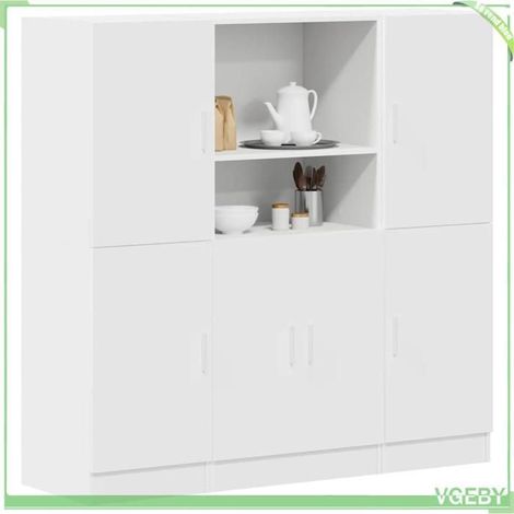 Ensemble d'armoires de cuisine 3 pcs - FAF7291712441325 - Blanc - Bois d'ingénierie - 133 x 41,5 x 131,5 cm (1/5)