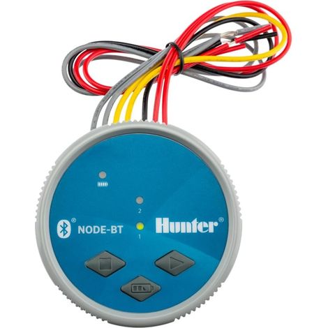 Programador de riego a pilas NODE-BT-200 Hunter, Programador automático 2 zonas de riego 9V (1/4)