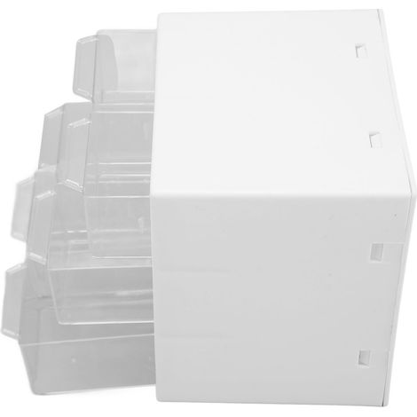 Boîte de Rangement Portable pour Vernis à Ongles, Coffret Organisateur Anti-Poussière avec Tiroirs pour Accessoires de Nail Art (1/5)