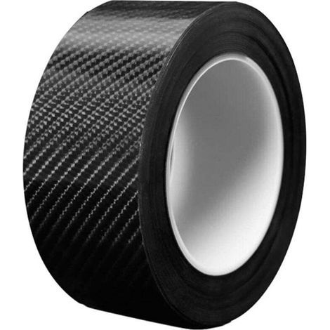 1 Stück 6D-Streifen / Schutzfolie aus Carbonfaser-Vinyl, selbstklebend, Kantenschutz für Autotüren, kratzfest (3 cm 3 m) (1/4)