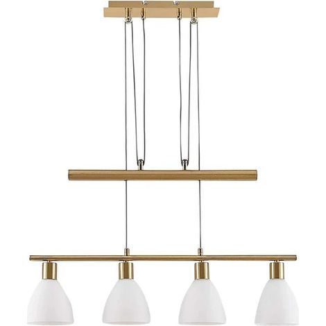[GEBRAUCHT] Lindby Esszimmer Hängeleuchte Simeon Hängeleuchte Lampe Leuchte E14 Messing M236 B-Ware