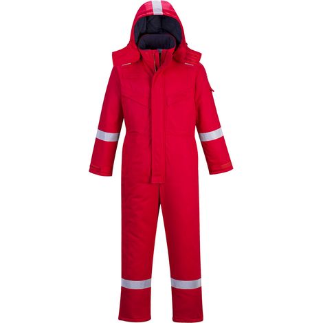 Mono Winter Ignífugo y Antiestático - Protección y Comodidad - Rojo - Talla L
