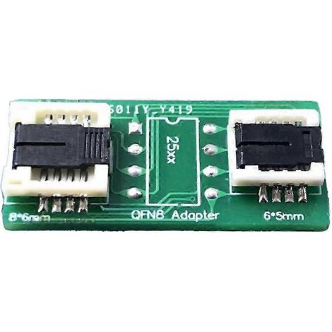 Adaptateur/support deux-en-un QFN8/WSON8/MLF8/MLP8/DFN8 vers DIP8 pour puces 6x5 mm et 8x6 mm, support de mémoire flash BIOS CMS P2025041100948 (1/4)