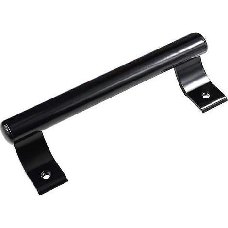 Poignée de porte coulissante en alliage d'aluminium 200 mm, poignée de porte vitrée de balcon, poignée de porte de meuble de salle de bain, poignée de porte d'entrepôt, poignée moderne en métal (noir) (1/5)