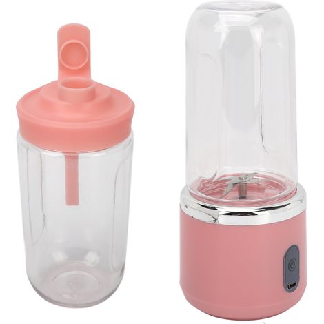 Blender portable 6 lames, fond amovible, nettoyage facile, mini-extracteur de jus rechargeable (1/5)