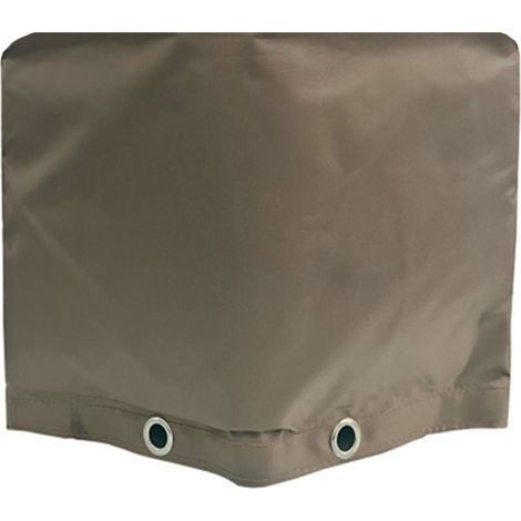Housse d'isolation anti-retour marron 30 x 24 pouces pour protection hivernale des tuyaux contre le gel (1/5)