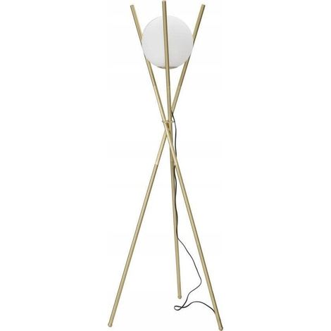 Ferretti GLAMY lámpara de pie dorada 155 cm minimalista (1/3)