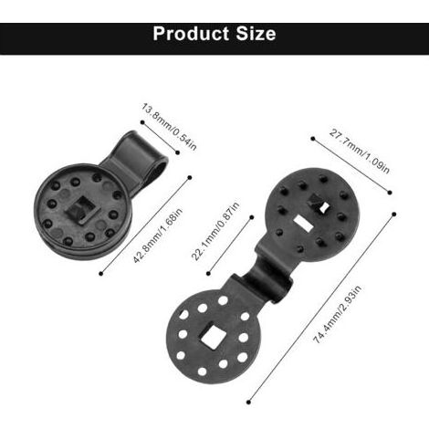 Fixation Toile Ombrage 100 Pièces, Faciles Enlever Clips de Fixation Noir, Anti-Oxydation Fixation Brise Vue Résistance Intempéries, pour Filet D'ombrage, Tissu Coupe-Vent (1/5)