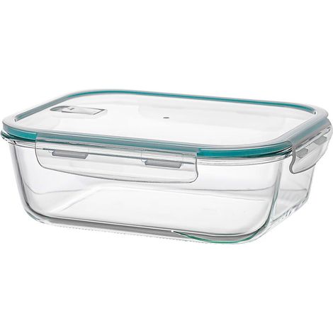 Fiambrera borosilicato rectangular hermética 2250 ml