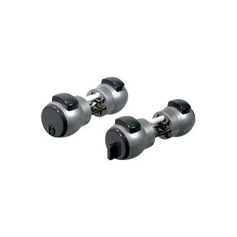 Bouton Argent Push and Open 12Na - couleur argent art.12NA