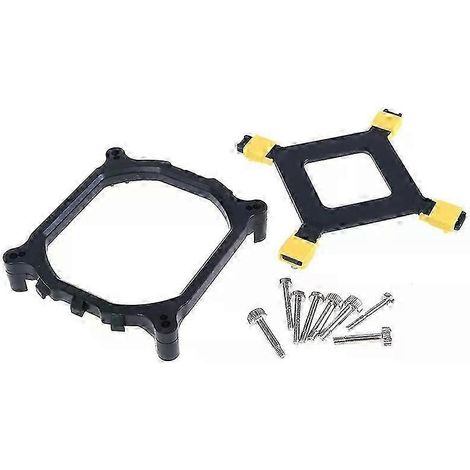 Lot de 10 supports de ventilateur pour refroidisseur de processeur de bureau, compatibles avec les sockets LGA2011/1155, 1150, 1156/1366 - JXLGV (1/5)