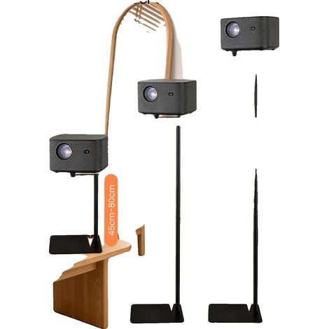 Support de projecteur, hauteur réglable, compatibilité universelle, seulement sur pied (1/2)