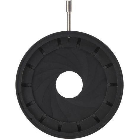 Module de diaphragme à ouverture d'iris réglable SK34 pour condenseur, diaphragme optique d'instrument optique 1,5‑34 mm (1/5)