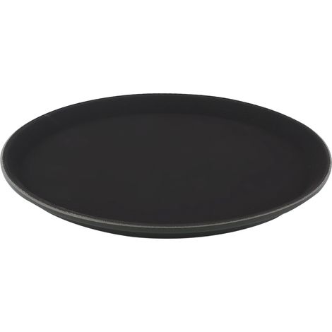 1 Plateau, Plastique, Rond, Surface lisse, Bords résistants, Pour restaurant maison hôtel (1/5)