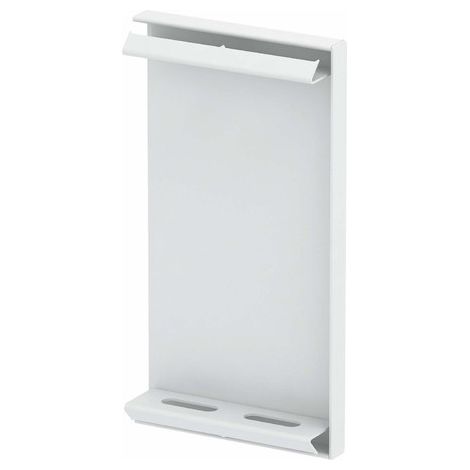OBO Bettermann Pieza final 70x130x10 Acero blanco puro RAL 9010, 6277270