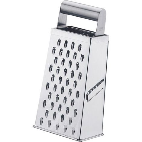 Gefu Grattugia Quadrata Argento Acciaio Inossidabile