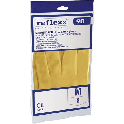 Guanti Lattice Naturale Casalinghi Coppia Reflexx M 10
