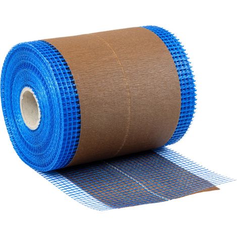 Tissu en fibre de verre - 50m x 33cm, 140 g/m², 10 x 10mm