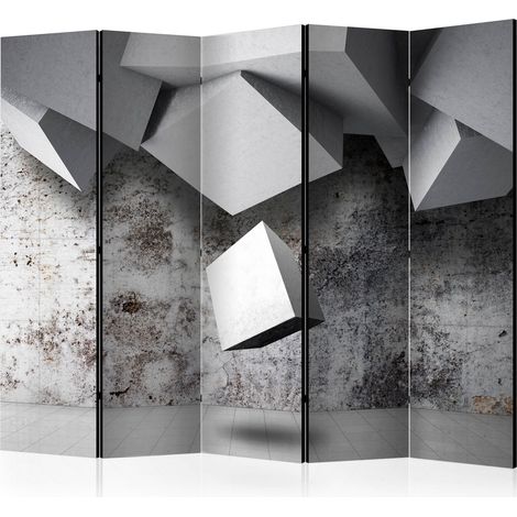 Paravento - Geometric rain II [Room Dividers] - 225x172 (1/4)