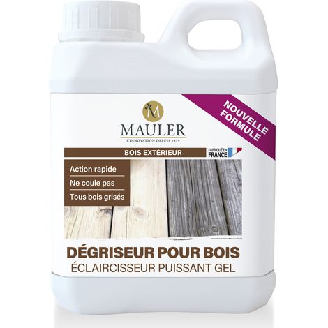 Eclaircisseur puissant gel - 10L - Phase aqueuse - Dégriseur pour bois Mauler