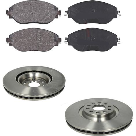 KIT FRENI ANTERIORI compatibile con VW TIGUAN ALLSPACE (BW2) - DISCHI + PASTIGLIE OEM: P 85 144 / C3W048ABE , C3W049ABE /SOSTITUZIONE DIRETTA/BASSA POLVERE/SILENZIOSO (1/5)