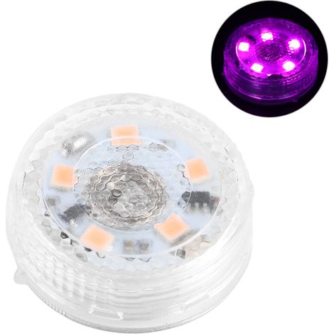 Lampe d'ambiance LED tactile sans fil pour voiture, haute luminosité, pile bouton intégrée (lumière rose et violette) (1/5)