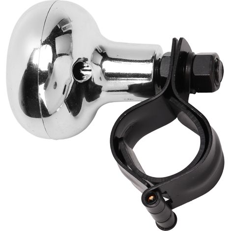 Bouton d'aide argenté pour rehausseur de volant, accessoire universel pour voitures et bateaux