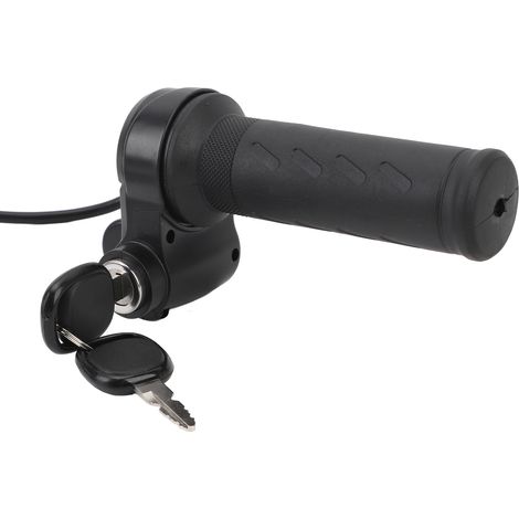 Manopola acceleratore universale per bici elettrica, scooter, con cavo intrecciato e 2 pulsanti, impermeabile, per il controllo della velocità. (1/5)