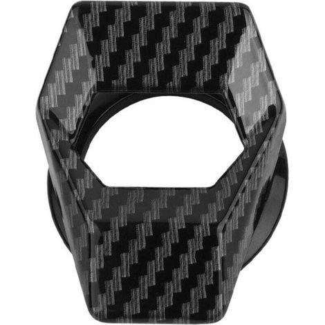 Couvercle de Bouton D'arrêt du Moteur, Bouton de Commutateur D'arrêt de Démarrage de Moteur de Voiture, Auto Adhésif Décoration de Commutateur de Moteur de Voiture (Fibre Carbone) (1/4)