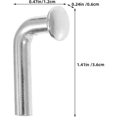 Security Pin Bolt 6mm Diameter Drop Pin for Pallet Rack Flat Head Universal Fit Pack of 50 (1/5)