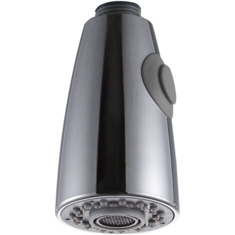 LaBlanc - Spruzzatore per rubinetto da cucina a 2 getti, spruzzatore di ricambio per rubinetto da cucina, cromato, G1/2"