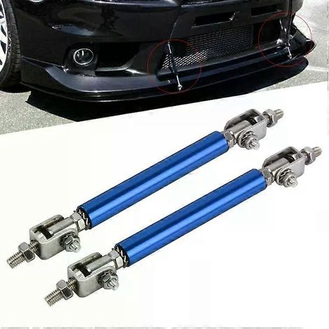 Barres télescopiques de modification pour voiture - Tiges réglables de 20 cm à l'avant et à l'arrière, bleu (1/5)