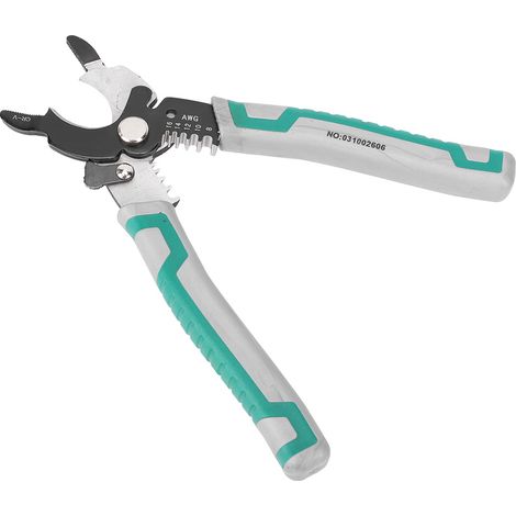Pince à sertir multifonction 200 mm pour électricien, outil de dénudage et de coupe-fils à main (1/5)