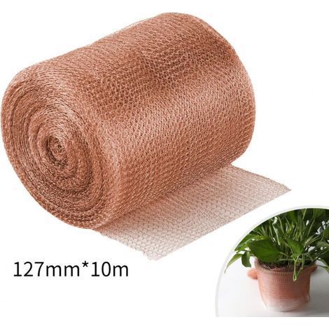Aiperq – Filet en cuivre pur 12,5cm – Treillis anti-intrusion pour semis et graines – Résistant aux hautes températures – Ductilité élevée (1/5)