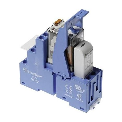 Finder 58.32.8.230.0060 Modulo relè Tensione nom.: 230 V/AC Corrente di commut. max.: 10 A 2 scambi 1 pz. (1/2)