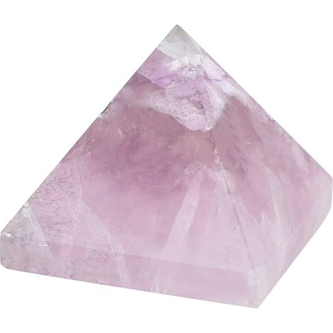 Pyramide en cristal de quartz et pierre de lapis-lazuli 100 % naturelle, idéale pour la guérison Reiki et la décoration des chakras énergétiques. (1/5)